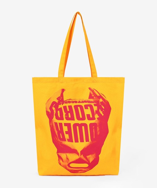 LAD MUSICIAN（ラッドミュージシャン）の「TOWER RECORDS / LAD MUSICIAN TOTE BAG（トートバッグ・メンズ・イエロー/ブラック・FREE）」の2枚目の写真