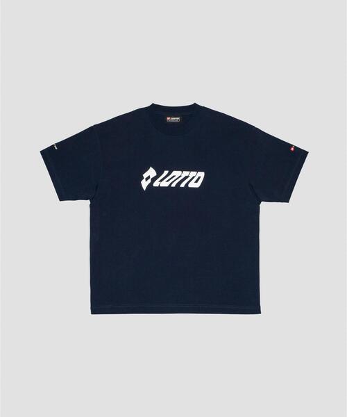 LOTTO(ロット)の「LOTTO WAVE FRONT PRINT T-SHIRTS(Tシャツ/カットソー・メンズ・ネイビー/ホワイト/レッド/グリーン・MEDIUM/LARGE/X-LARGE)」の9枚目の写真