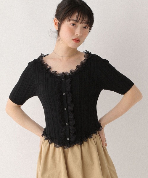 ペセリコ PESERICO 半袖カーディガン38 新品 ペゼリコ (PESERICO) レディース/カーディガンの通販 | YOOX