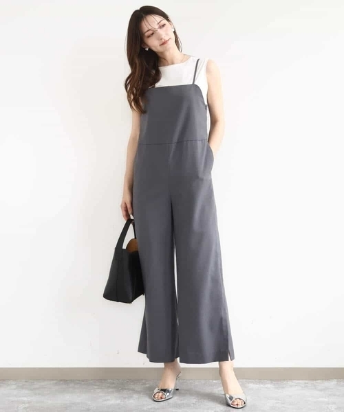 MK MICHEL KLEIN（エムケーミッシェルクラン）の「シルケットフライス ノースリーブカットソー/接触冷感/洗える（Tシャツ/カットソー・レディース・ホワイト/ブラック・38）」の13枚目の写真