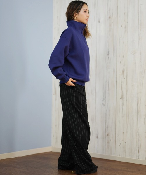 チャンミ セール】CHAMPION/チャンピオン HALF ZIP SWEATSHIRT スウェット CW