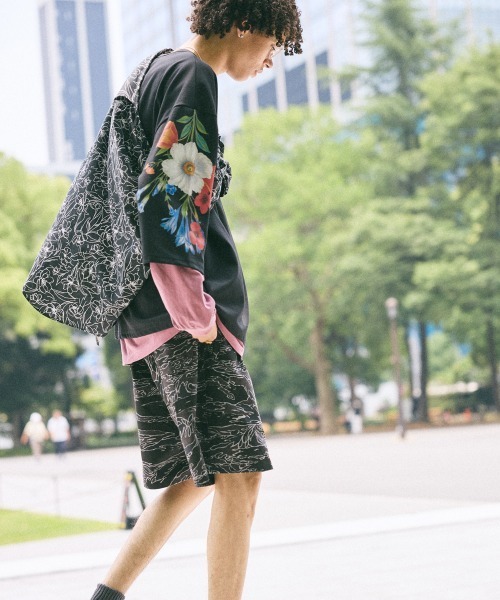 rehacer(レアセル)の「rehacer : Tiger Joint Camo Shorts / タイガージョイント カモ ショーツ(その他パンツ・メンズ・ベージュ/ブラック・MEDIUM/SMALL/LARGE)」の1枚目の写真