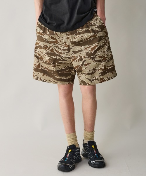 rehacer(レアセル)の「rehacer : Tiger Joint Camo Shorts / タイガージョイント カモ ショーツ(その他パンツ・メンズ・ベージュ/ブラック・MEDIUM/SMALL/LARGE)」の3枚目の写真