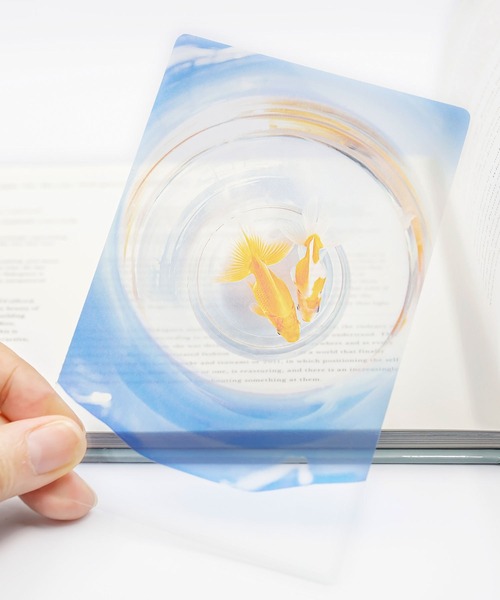 HIGHTIDE(ハイタイド)のTransparent Photo Bookmark 透明写真栞 しおり ブックマーカー(本)
