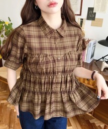 ペプラムビスチェ」に該当するシャツ/ブラウスファッション通販