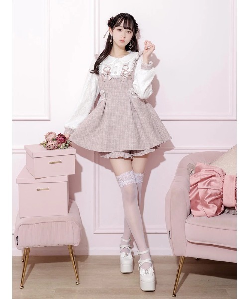 NOEMIE(ノエミー)の「お嬢さん2wayダブルストラップパンプス(パンプス・レディース・ホワイト/ブラック/ピンク・S/M/L/LL)」の12枚目の写真