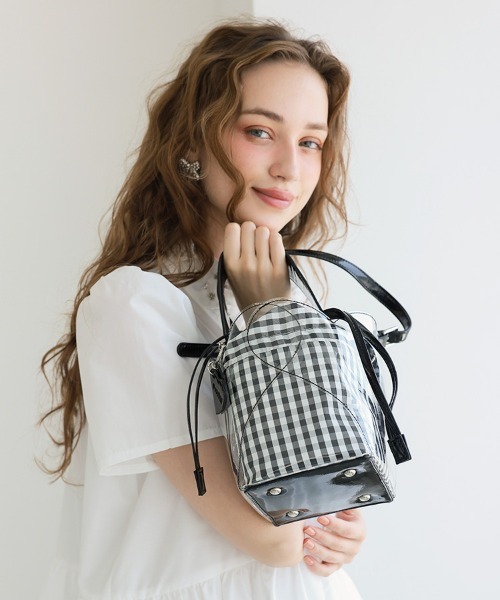 DONOBAN（ドノバン）の「ハートカットクリアバッグ（ショルダーバッグ・レディース・レッド/シルバー/ブラック・ONE）」の17枚目の写真