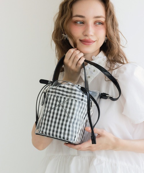 DONOBAN（ドノバン）の「ハートカットクリアバッグ（ショルダーバッグ・レディース・レッド/シルバー/ブラック・ONE）」の19枚目の写真