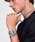 Daniel Wellington�i�_�j�G���E�F�����g���j�́u�u���{����vIconic Chronograph Mesh 42MM �����Y�r���v �V���o�[�^�u���b�N�i�A�i���O�r���v�j�v�b�V���o�[