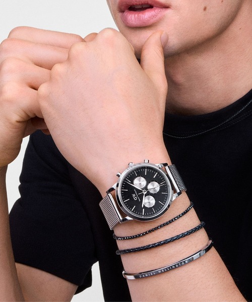 セール】「日本限定」Iconic Chronograph Mesh 42MM メンズ腕時計