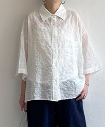 LBC | 針抜きシアーボックスシルエットシャツ(シャツ/ブラウス)