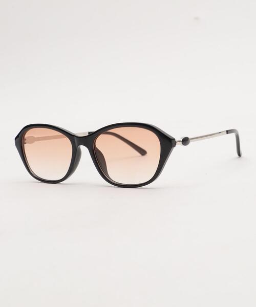 WEGO（ウィゴー）の「WEGO/カラーレンズフォックスアイウェア（サングラス・レディース・ブラック/ブラウン/その他1/その他2・FREE）」の4枚目の写真