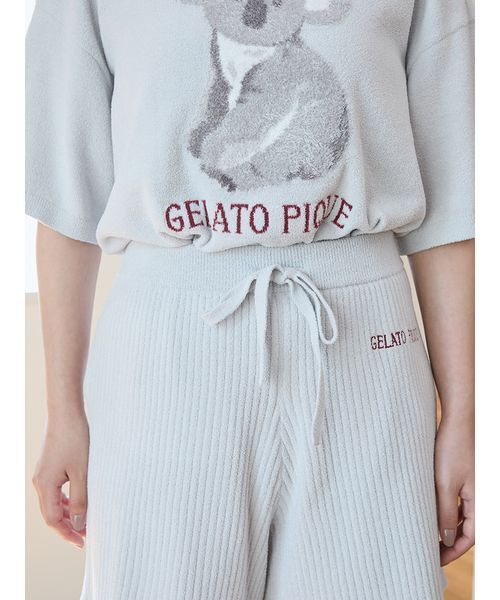 リブショートパンツ（ルームウェア/パジャマ）｜gelato pique