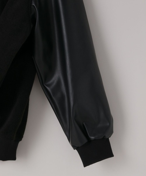 LOWRYS FARM（ローリーズファーム）の「【LFM(U)】ウーリーテックスタジャン　 494444（スタジャン・メンズ・ブラウン/ブラック・MEDIUM/LARGE）」の5枚目の写真