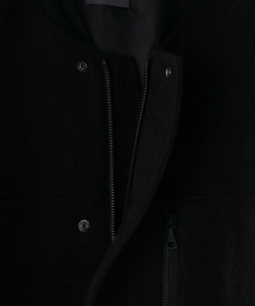 LOWRYS FARM（ローリーズファーム）の「【LFM(U)】ウーリーテックスタジャン　 494444（スタジャン・メンズ・ブラウン/ブラック・MEDIUM/LARGE）」の9枚目の写真