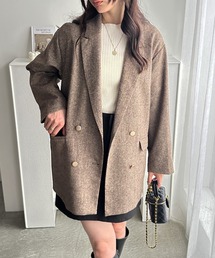 GeeRA | オーバーサイズダブルテーラードジャケット(テーラードジャケット)