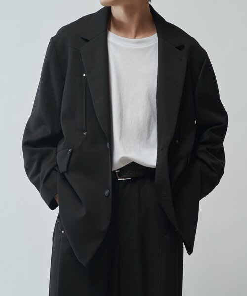 Lui's(ルイス)の「【SURJENT】 ZIPジャケット(テーラードジャケット・メンズ・グレー/ブラック・2/1)」の11枚目の写真
