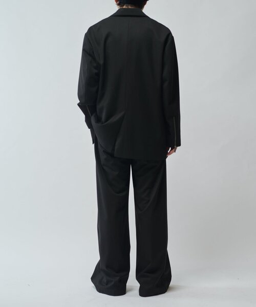 限定値下❗️ Lui's ブラック テーラードジャケット Mサイズ SURJENT】 ZIPジャケット（テーラードジャケット）｜Lui's（ルイス）の