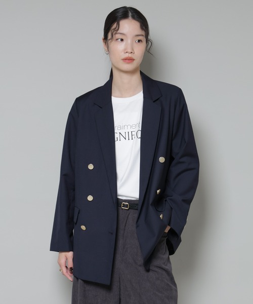 セール】ダブルブレストジャケット（テーラードジャケット）｜NANO