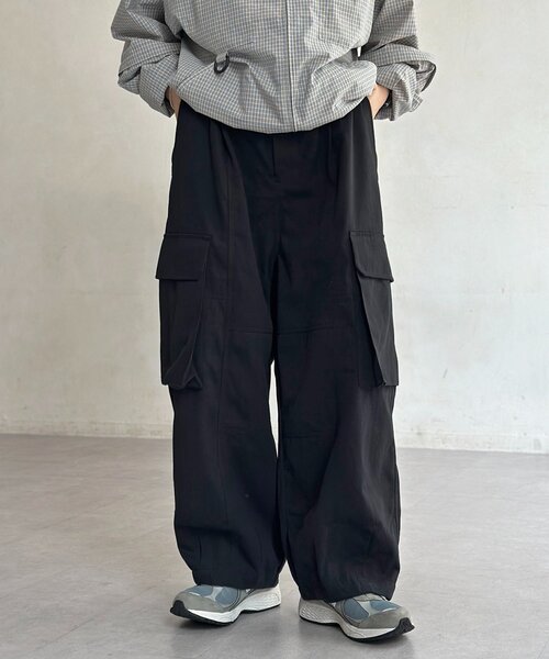 CPCM（シーピーシーエム）の「カーブカーゴパンツ（その他パンツ・レディース・グリーン/ブラック系その他/グリーン系その他/ブラック・MEDIUM/TM/PM）」の22枚目の写真