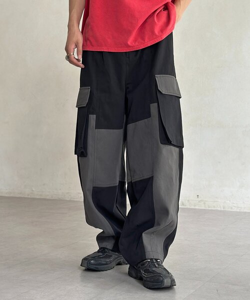 CPCM（シーピーシーエム）の「カーブカーゴパンツ（その他パンツ・レディース・グリーン/ブラック系その他/グリーン系その他/ブラック・MEDIUM/TM/PM）」の6枚目の写真