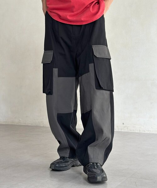 CPCM（シーピーシーエム）の「カーブカーゴパンツ（その他パンツ・レディース・グリーン/ブラック系その他/グリーン系その他/ブラック・MEDIUM/TM/PM）」の7枚目の写真