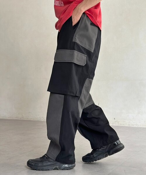 CPCM（シーピーシーエム）の「カーブカーゴパンツ（その他パンツ・レディース・グリーン/ブラック系その他/グリーン系その他/ブラック・MEDIUM/TM/PM）」の8枚目の写真