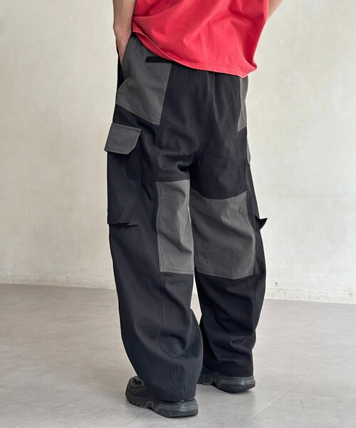 CPCM（シーピーシーエム）の「カーブカーゴパンツ（その他パンツ・レディース・グリーン/ブラック系その他/グリーン系その他/ブラック・MEDIUM/TM/PM）」の9枚目の写真