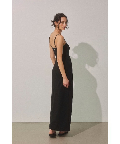 Wellness Rib Dress /パッドinリブワンピース（ワンピース