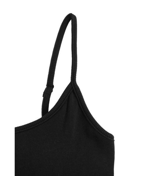 Wellness Rib Dress /パッドinリブワンピース（ワンピース
