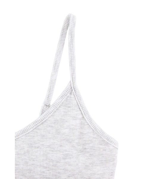 alexiastam パットin リブワンピース Wellness Rib Dress /パッドinリブワンピース（ワンピース