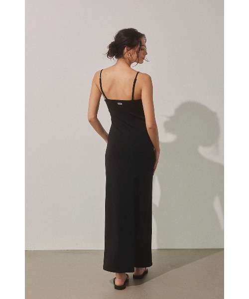 Wellness Rib Dress /パッドinリブワンピース（ワンピース