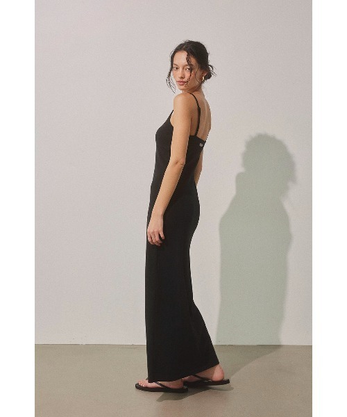 Wellness Rib Dress /パッドinリブワンピース（ワンピース