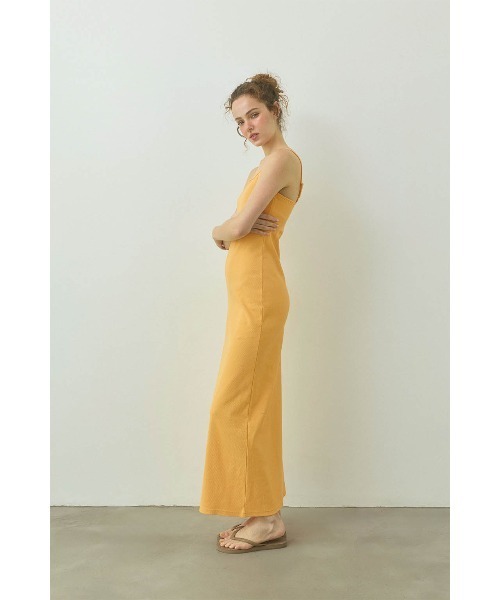 Alexia stam リブワンピース Rib Dress /パッドinリブワンピース（ワンピース）｜ALEXIA STAM