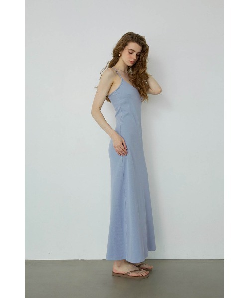 ALEXIA STAM(アリシアスタン)の「Rib Dress /パッドinリブワンピース(ワンピース・レディース・オレンジ/ブラック/グレー・M/S/L)」の9枚目の写真