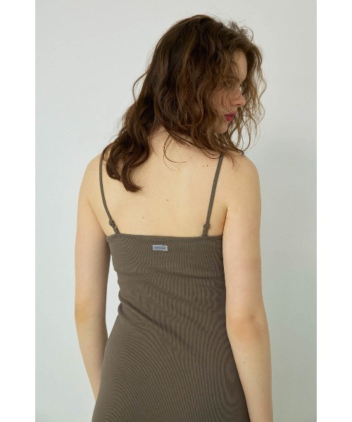 ALEXIA STAM(アリシアスタン)の「Rib Dress /パッドinリブワンピース(ワンピース・レディース・オレンジ/ブラック/グレー・M/S/L)」の15枚目の写真