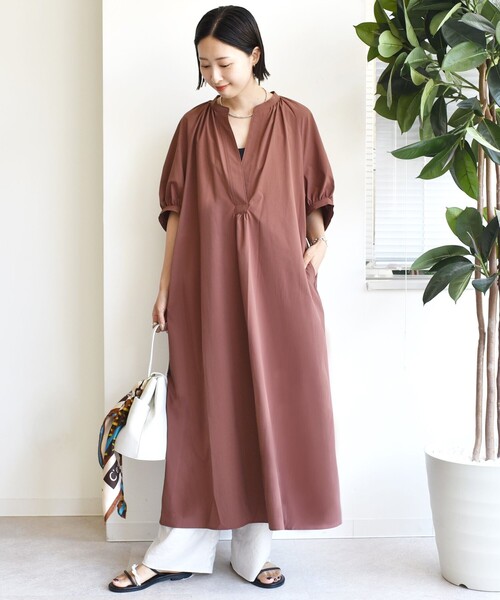 IENA タイプライターギャザーワンピース IENA（イエナ）の「タイプライターギャザーワンピース（）」 - WEAR