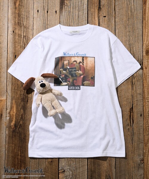 90s 00s ウォレスとグルミット プリントTシャツ メンズ 90s wallace & gromit T-shirt | What'z up