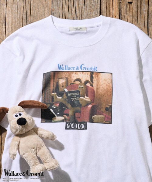 wallace and gromit tシャツ ウォレスとグルミット　©️1989 RARE 1989 'WALLACE AND GROMIT' RAINCOAT BLACK T-SHIRT – Parallel