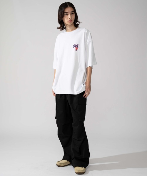 BEN DAVIS(ベンデイビス)の「∴WEGO/BENDAVIS別注サークルロゴグラフィックT(Tシャツ/カットソー・メンズ・ブラック/ホワイト・LARGE/MEDIUM/SMALL)」の3枚目の写真