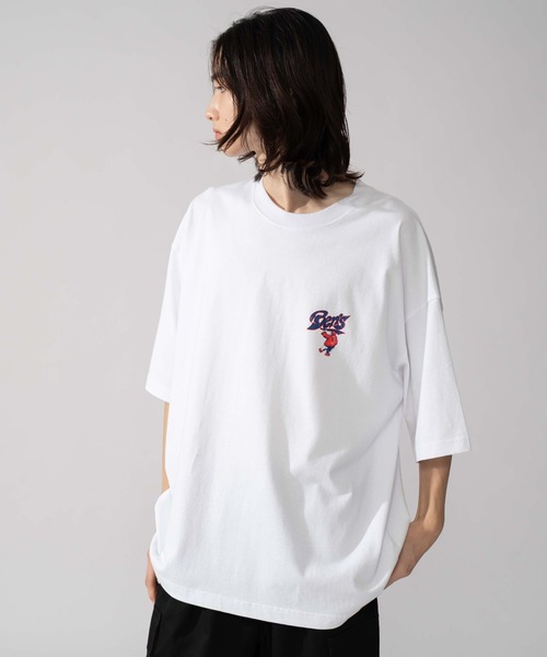 BEN DAVIS(ベンデイビス)の「∴WEGO/BENDAVIS別注サークルロゴグラフィックT(Tシャツ/カットソー・メンズ・ブラック/ホワイト・LARGE/MEDIUM/SMALL)」の8枚目の写真