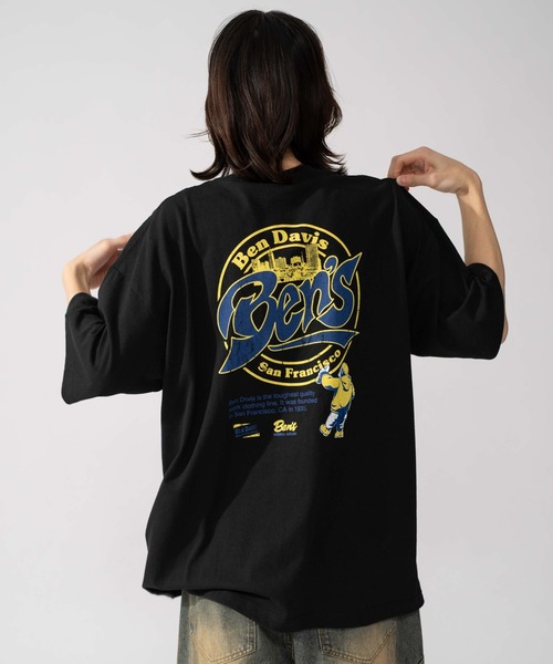 BEN DAVIS(ベンデイビス)の「∴WEGO/BENDAVIS別注サークルロゴグラフィックT(Tシャツ/カットソー・メンズ・ブラック/ホワイト・LARGE/MEDIUM/SMALL)」の16枚目の写真