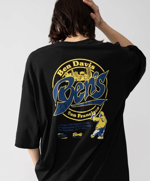 BEN DAVIS(ベンデイビス)の「∴WEGO/BENDAVIS別注サークルロゴグラフィックT(Tシャツ/カットソー・メンズ・ブラック/ホワイト・LARGE/MEDIUM/SMALL)」の18枚目の写真