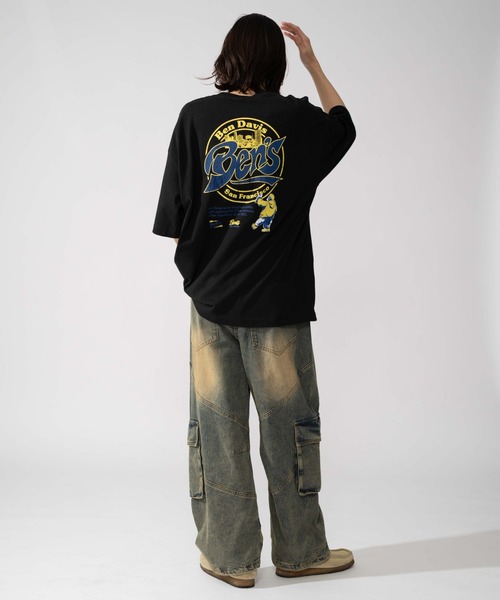 BEN DAVIS(ベンデイビス)の「∴WEGO/BENDAVIS別注サークルロゴグラフィックT(Tシャツ/カットソー・メンズ・ブラック/ホワイト・LARGE/MEDIUM/SMALL)」の19枚目の写真