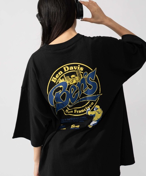 BEN DAVIS(ベンデイビス)の「∴WEGO/BENDAVIS別注サークルロゴグラフィックT(Tシャツ/カットソー・メンズ・ブラック/ホワイト・LARGE/MEDIUM/SMALL)」の22枚目の写真