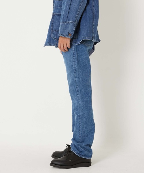 BLUE BLUE（ブルーブルー）の「PP01 セルビッチデニム フェード スリムストレートジーンズ（デニムパンツ・メンズ・ブルー・28/29/30/31/32/33/36/34）」の3枚目の写真