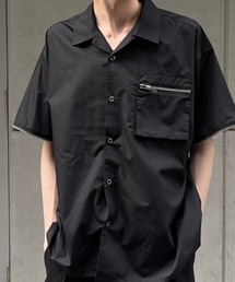 Chikashitsu +(`JVcvX)́yCSz2way zip square cut shirt / yV[GXz2EFCWbvXNGAJbgVc(Vc/uEX)