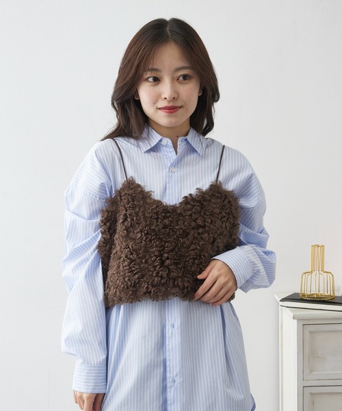 セール】【MAGASIN DE MODE Chou Chou】モコモコ フェイクファー