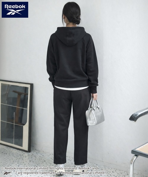 セール】【別注】Reebok/リーボック ブランド ロゴ 刺繍 フルジップ