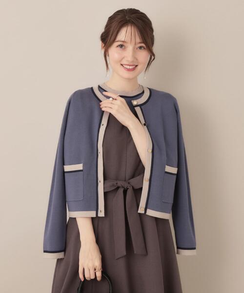 couture brooch（クチュールブローチ）の「【帯電防止・通勤】ハートネック フレアージャンスカ（ワンピース・レディース・ブラウン系/ダークグレー/ネイビー・42/40/36/38）」の17枚目の写真